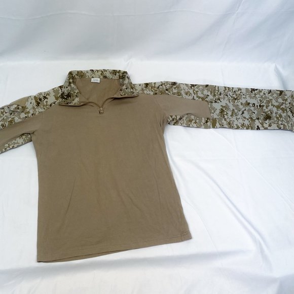 Mens Military Camo Bodysuit Shirt Official Serviceman On Duty Long Sleeve Top - Picture 5 of 13